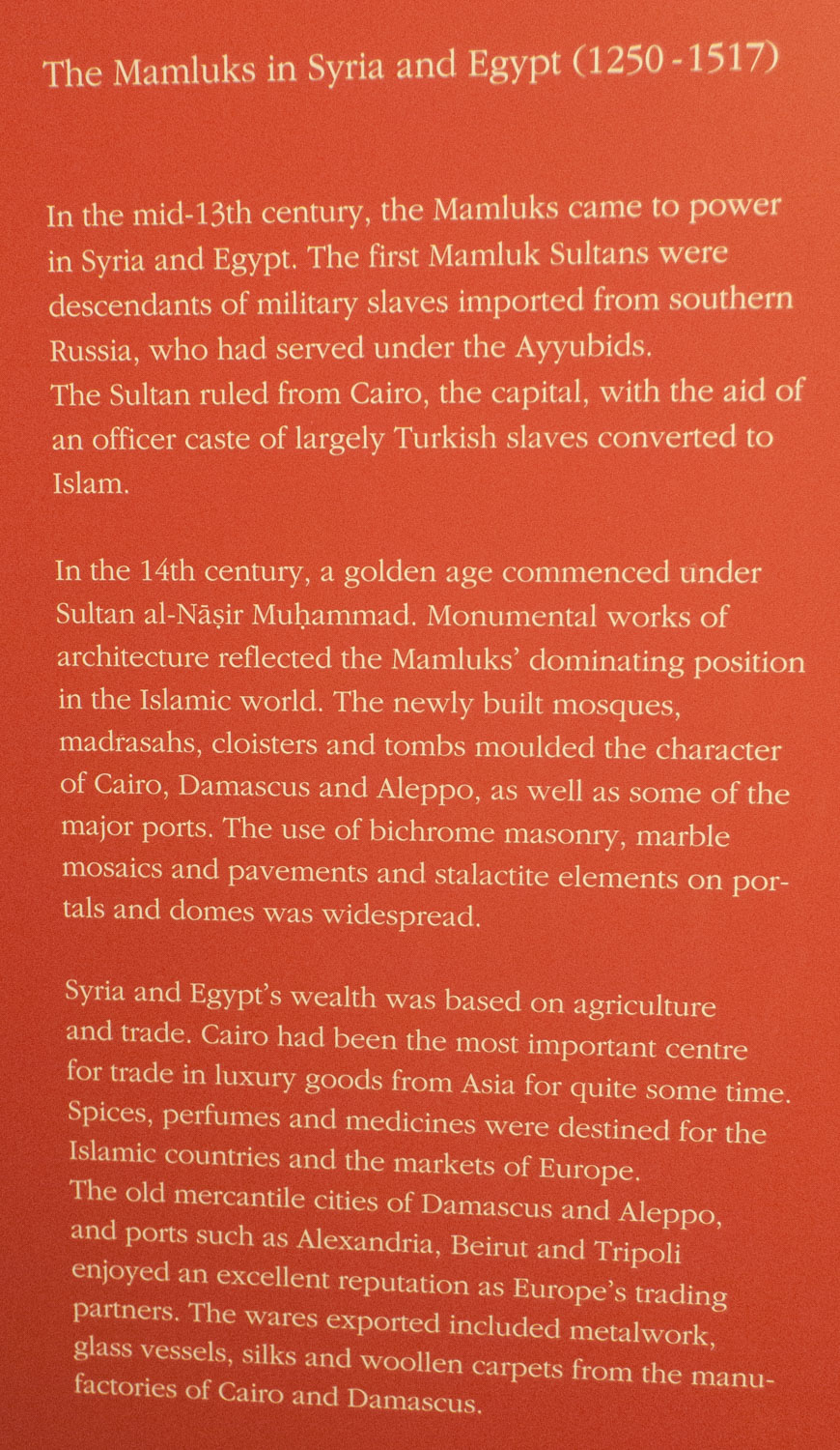 114. Mamluks